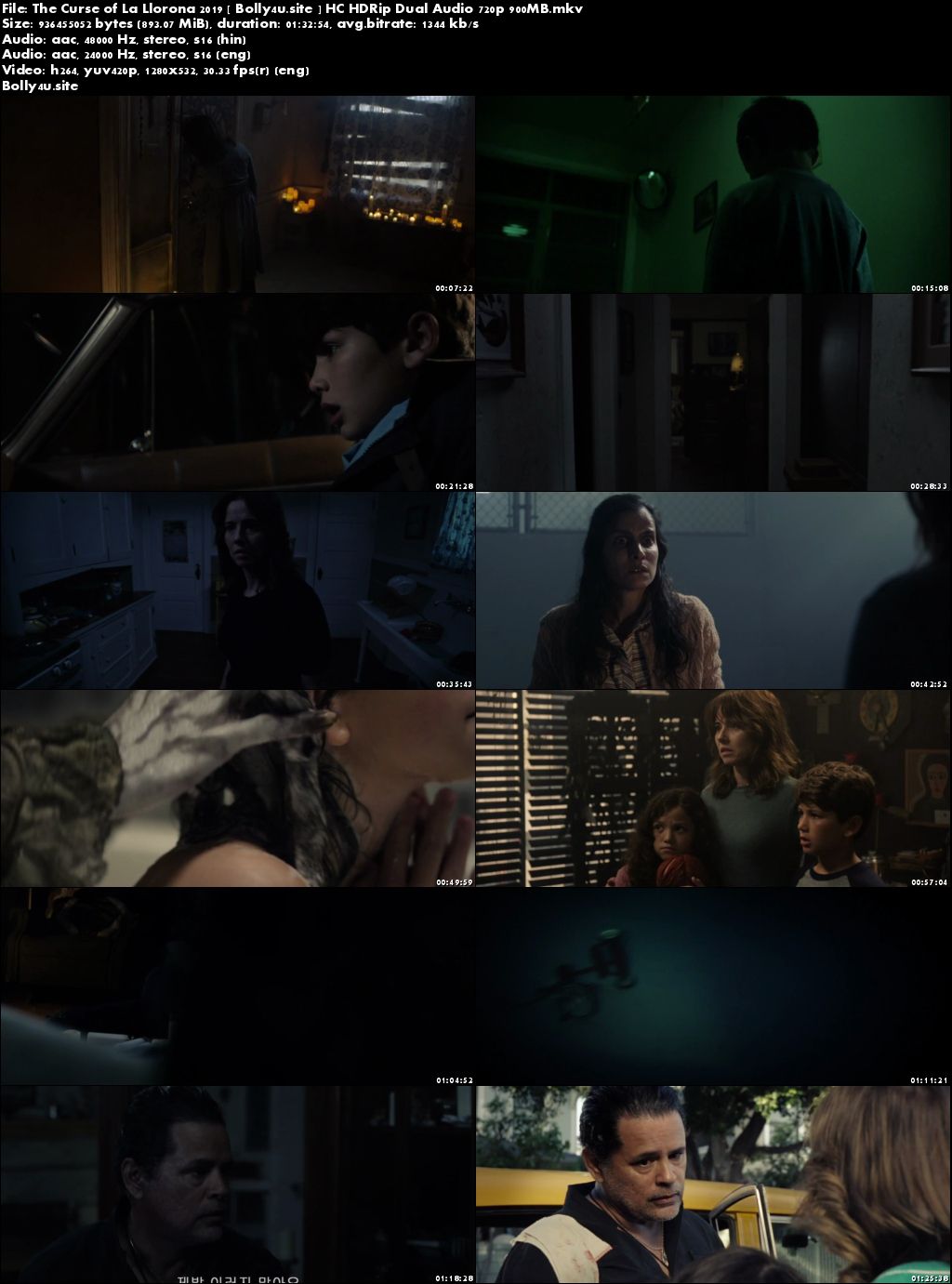 The Curse of La Llorona 2019 HC HDRip 300MB Hindi Dual Audio 480p Download