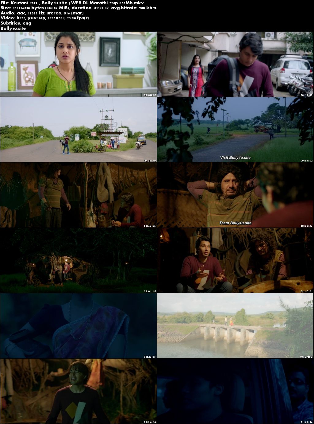 Krutant 2019 WEB-DL 800MB Marathi 720p ESub Download