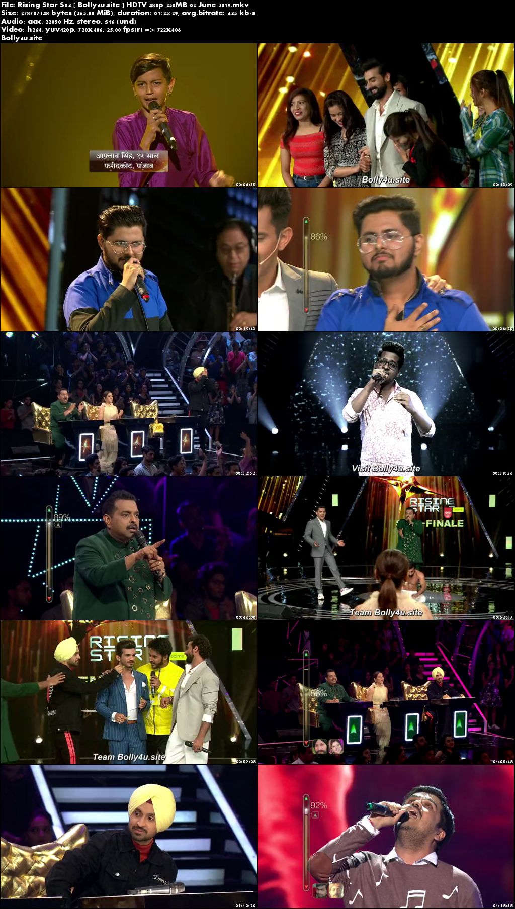 Rising Star S03 HDTV 480p 250MB 02 June 2019 Download