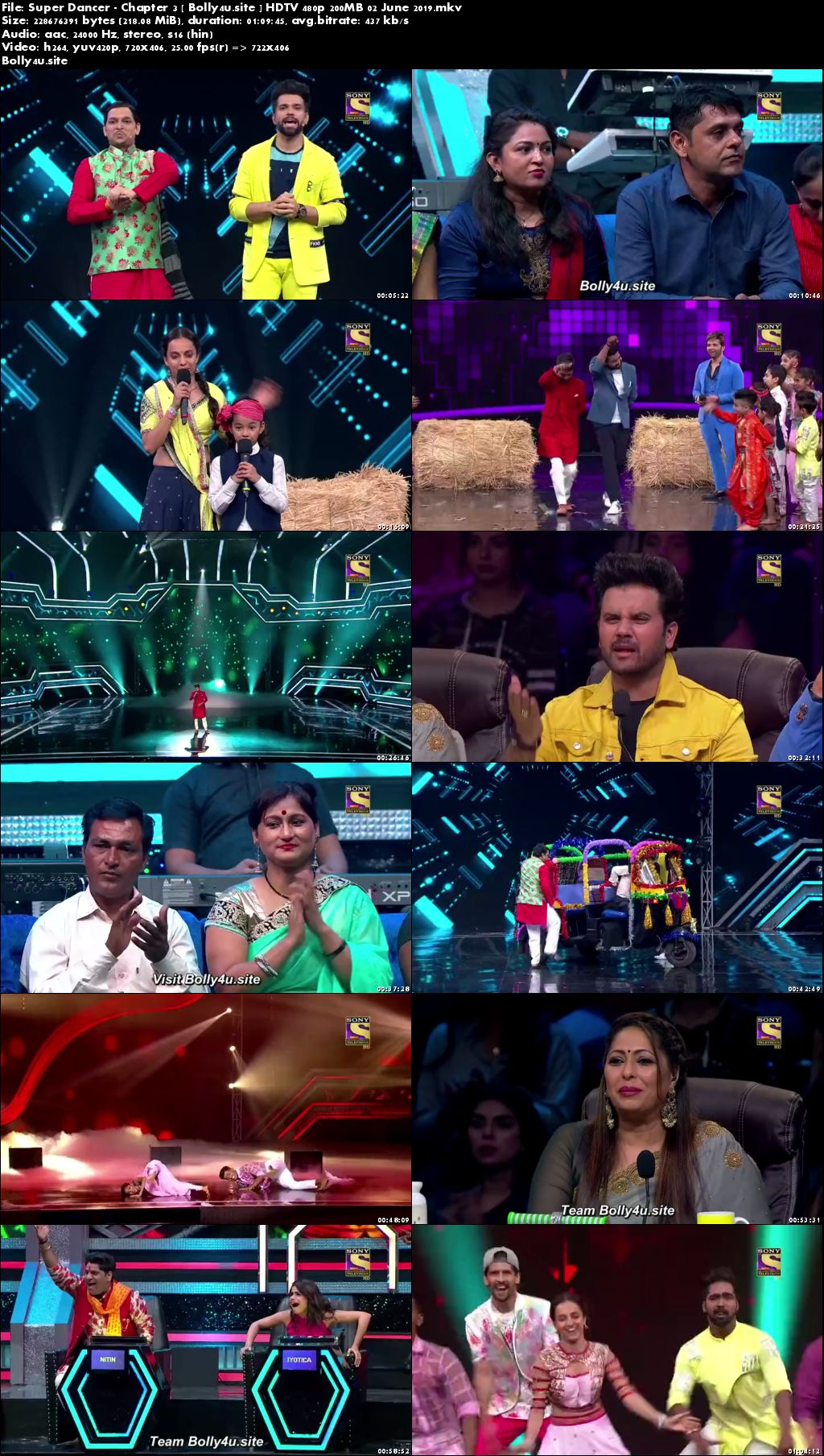 Super Dancer Chapter 3 HDTV 480p 200MB 02 June 2019 Download