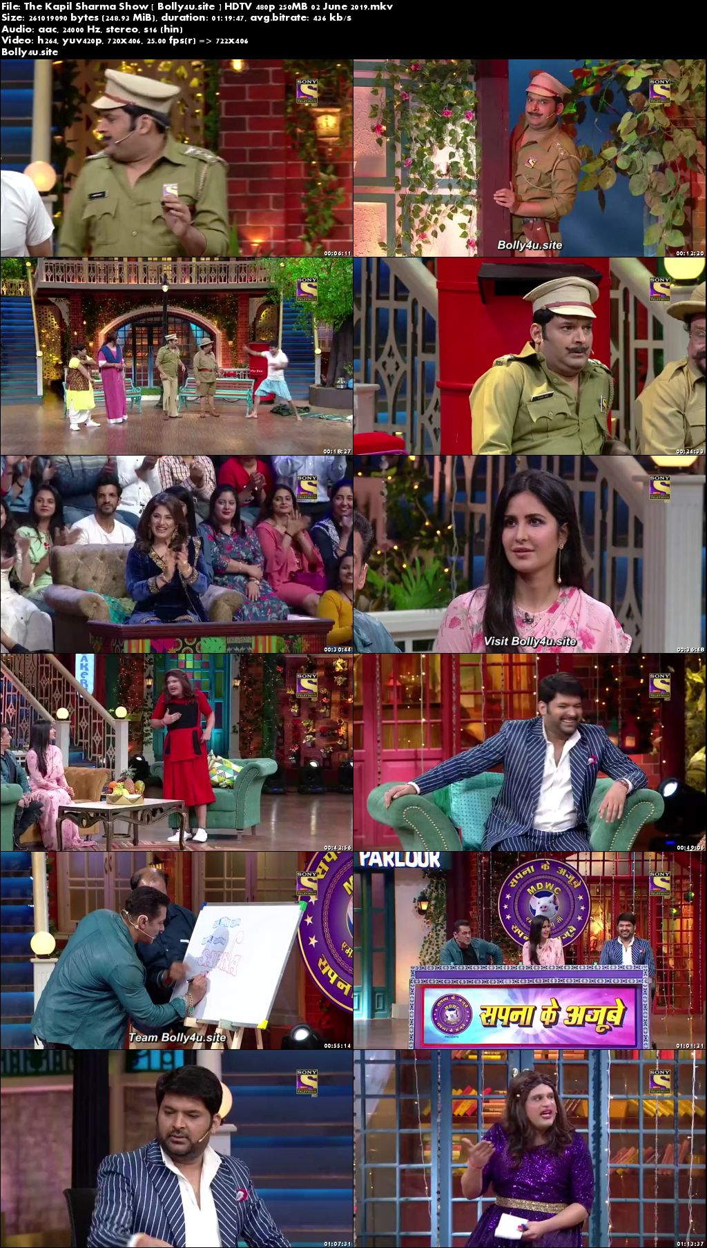 The Kapil Sharma Show HDTV 480p 250MB 02 June 2019 Download