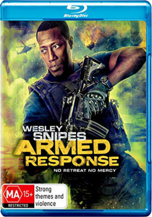 Armed Response 2017 BRRip 300MB Hindi Dual Audio 480p ESub