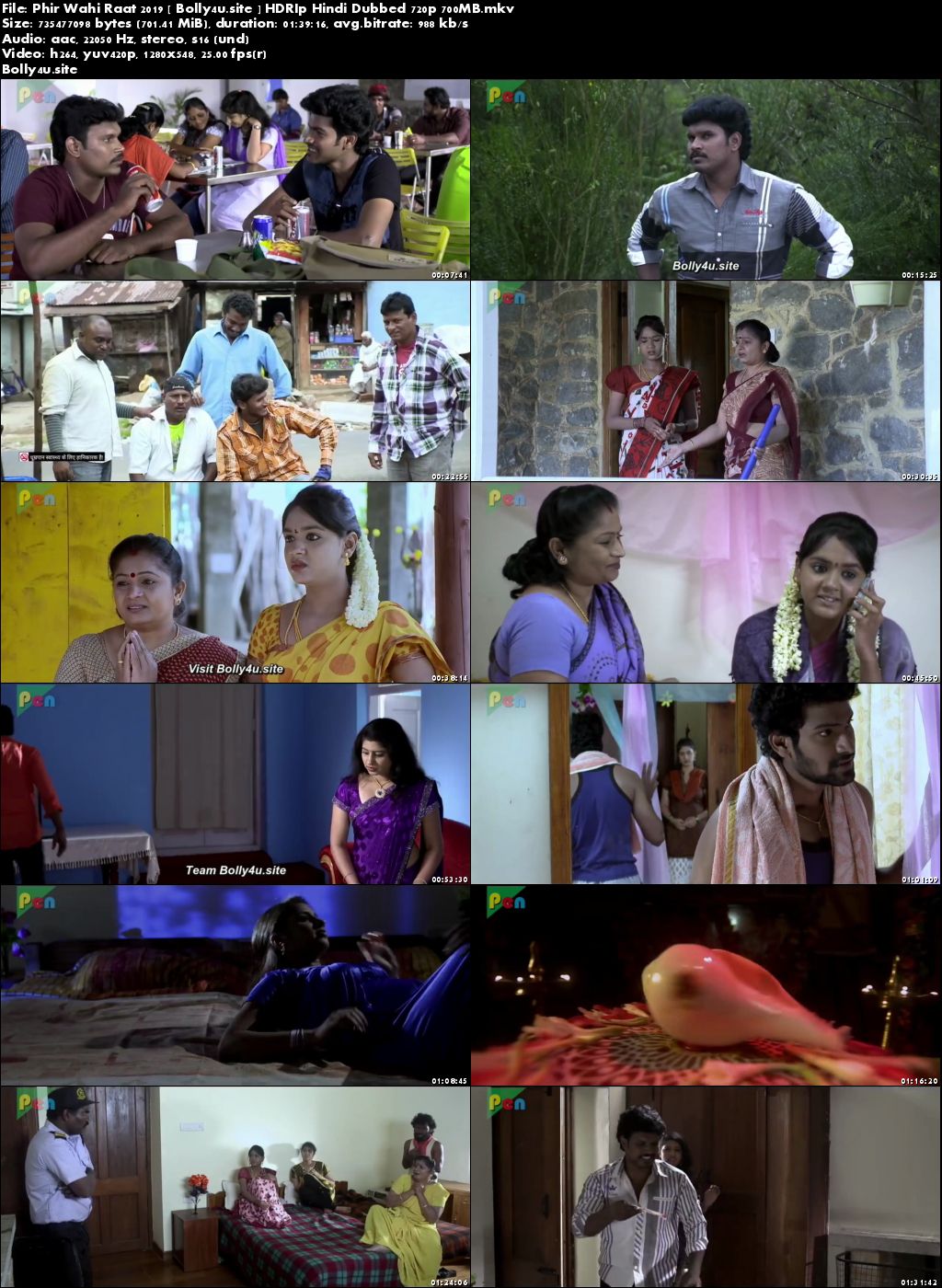 Phir Wahi Raat 2019 HDRip 300MB Hindi Dubbed 480p Download