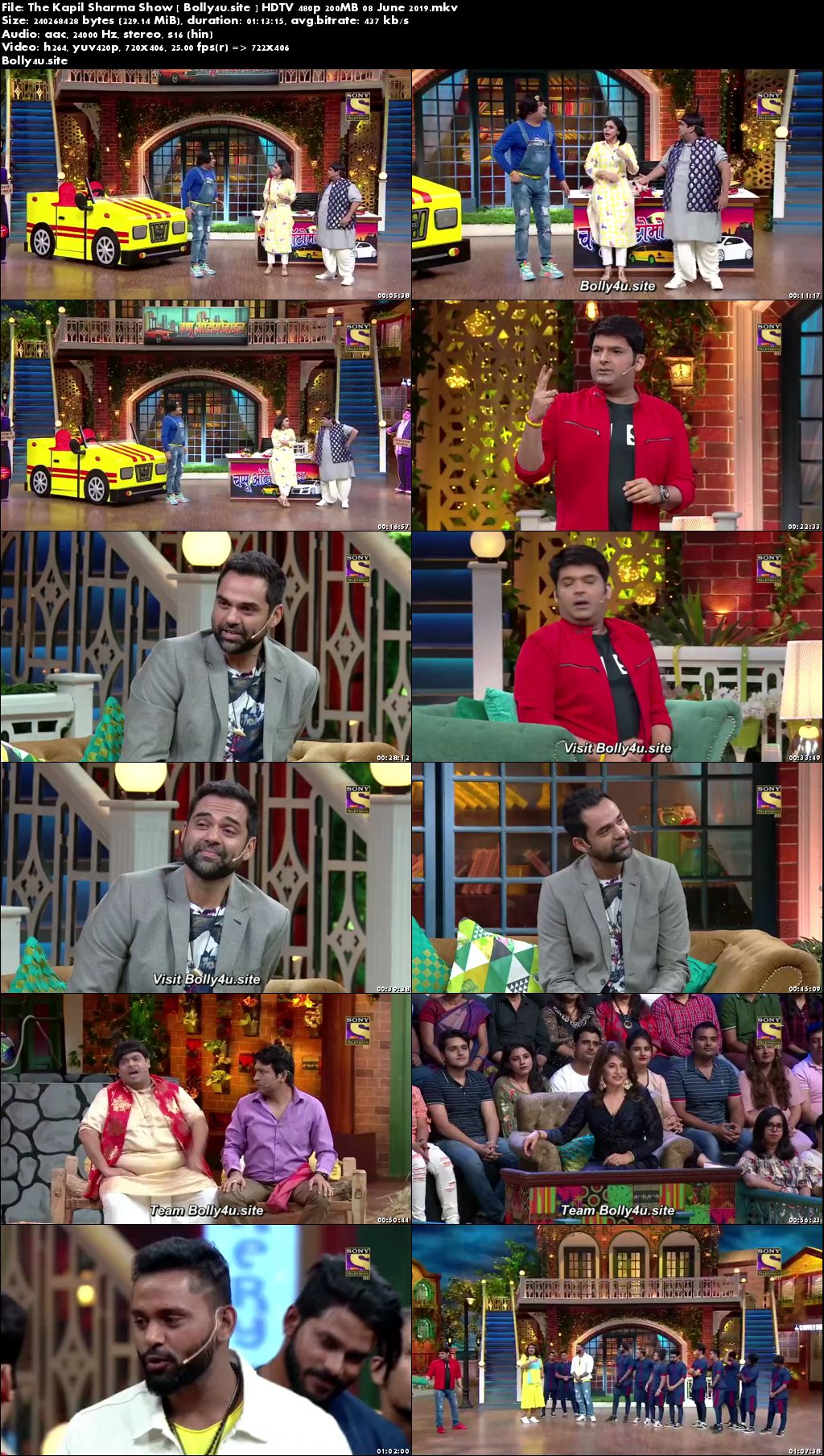 The Kapil Sharma Show HDTV 480p 200MB 08 June 2019 Download