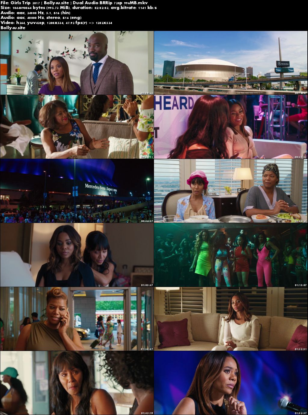 Girls Trip 2017 BRRip 350MB Hindi Dual Audio 480p Download