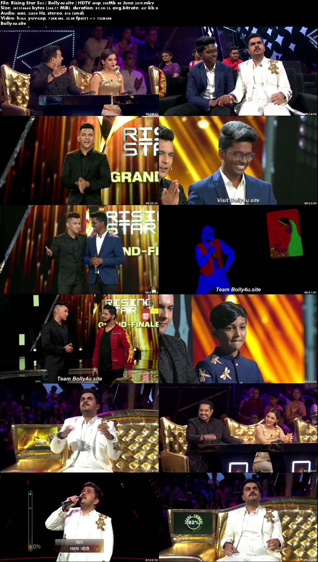 Rising Star S03 HDTV 480p 350Mb 08 June 2019 Download