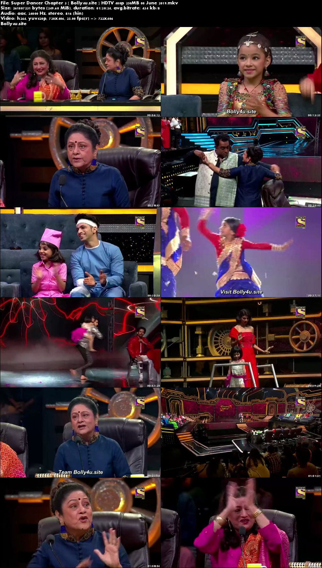 Super Dancer Chapter 3 HDTV 480p 250MB 08 June 2019 Download