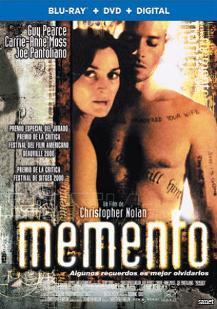 Memento 2000 BRRip 350Mb Hindi Dual Audio 480p Watch Online Full movie Download bolly4u