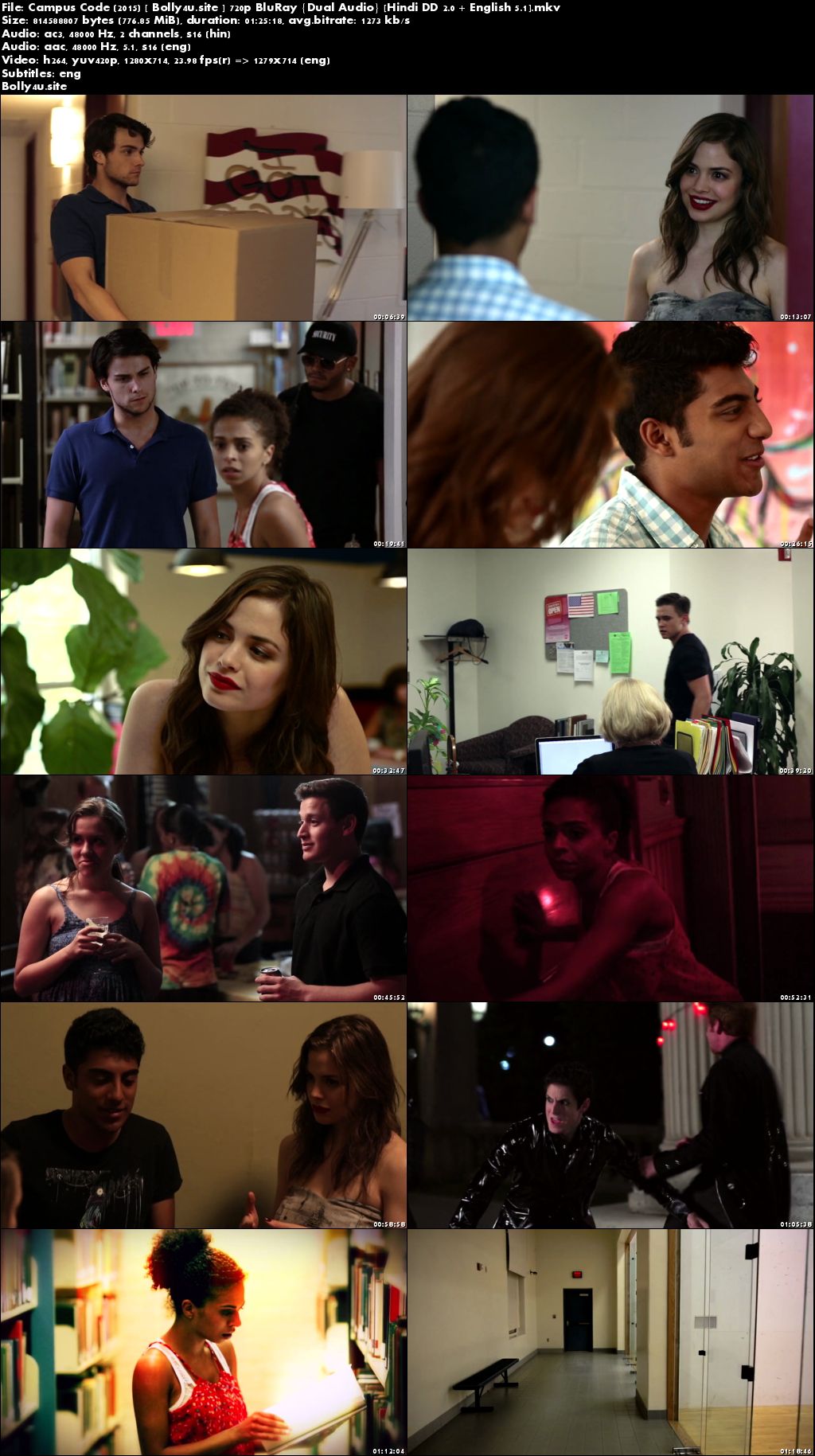 Campus Code 2015 BRRip 750MB Hindi Dual Audio 720p download