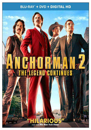 Anchorman 2 The Legend Continues 2013 BRRip 1.1GB Hindi Dual Audio 720p