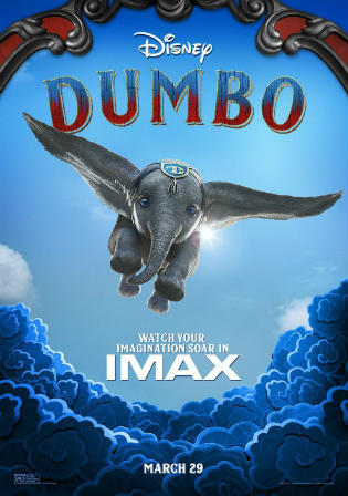 Dumbo 2019 DVDRip 300Mb Hindi Dual Audio 480p