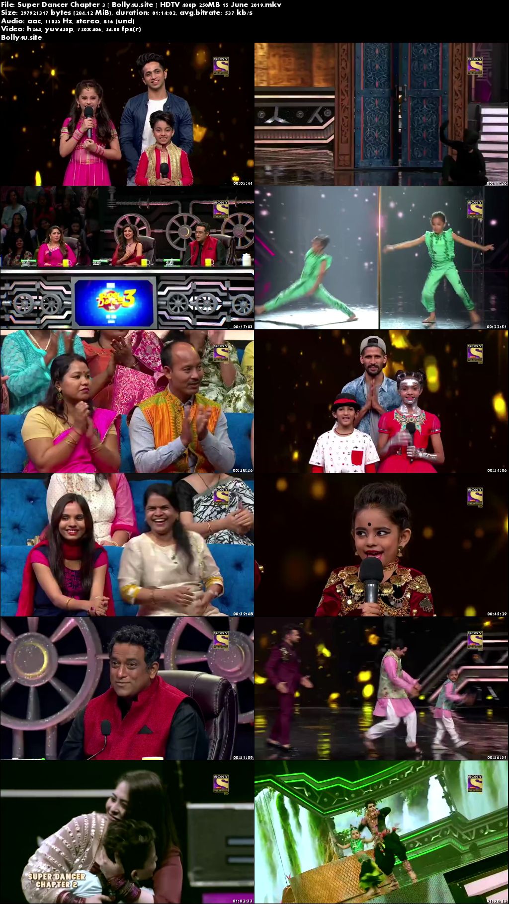 Super Dancer Chapter 3 HDTV 480p 250MB 15 June 2019 Download