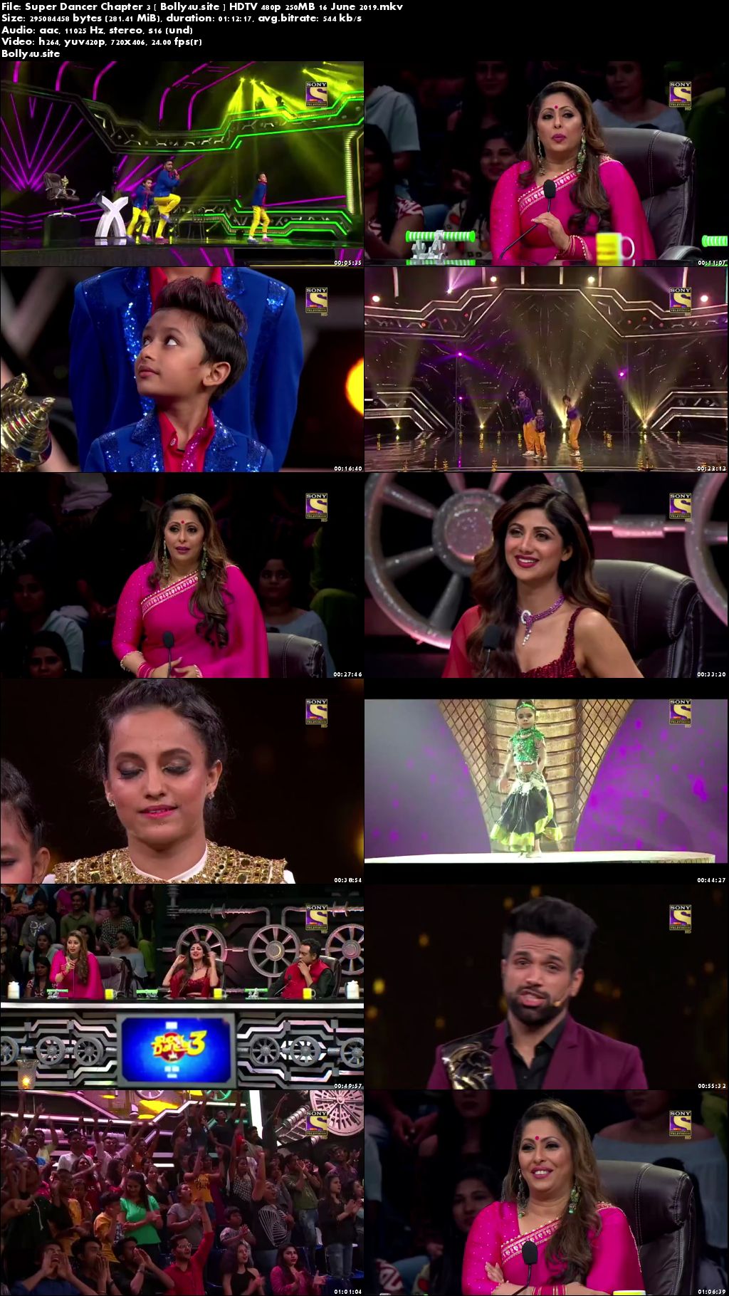 Super Dancer Chapter 3 HDTV 480p 250MB 16 June 2019 Download