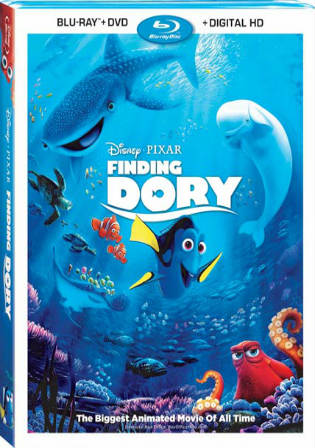 Finding Dory 2016 BRRip 300Mb Hindi Dual Audio ORG 480p