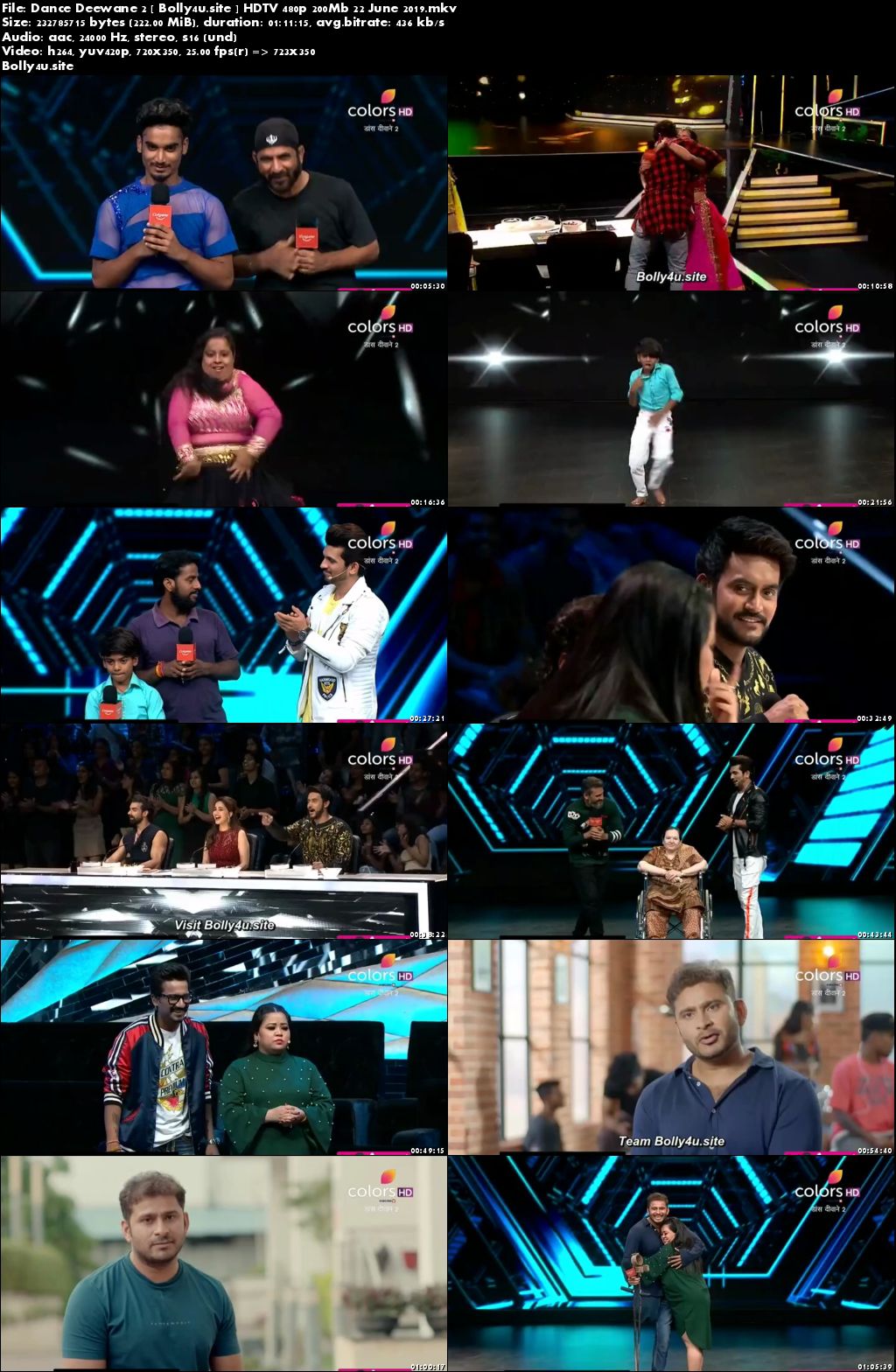 Dance Deewane Season 2 HDTV 480p 250MB 22 June 2019 Download