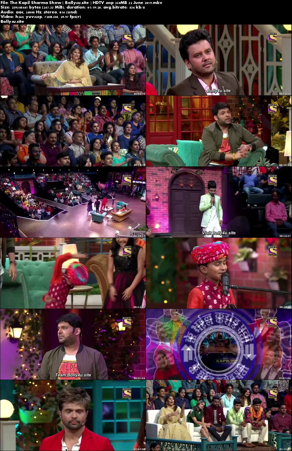 The Kapil Sharma Show HDTV 480p 250MB 22 June 2019 Download