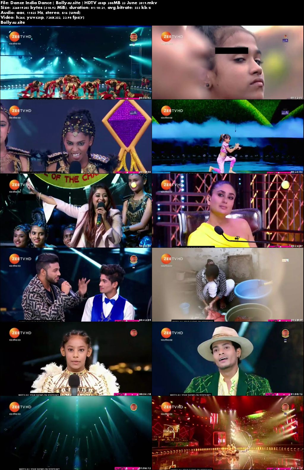 Dance India Dance HDTV 480p 300MB 23 June 2019 Download