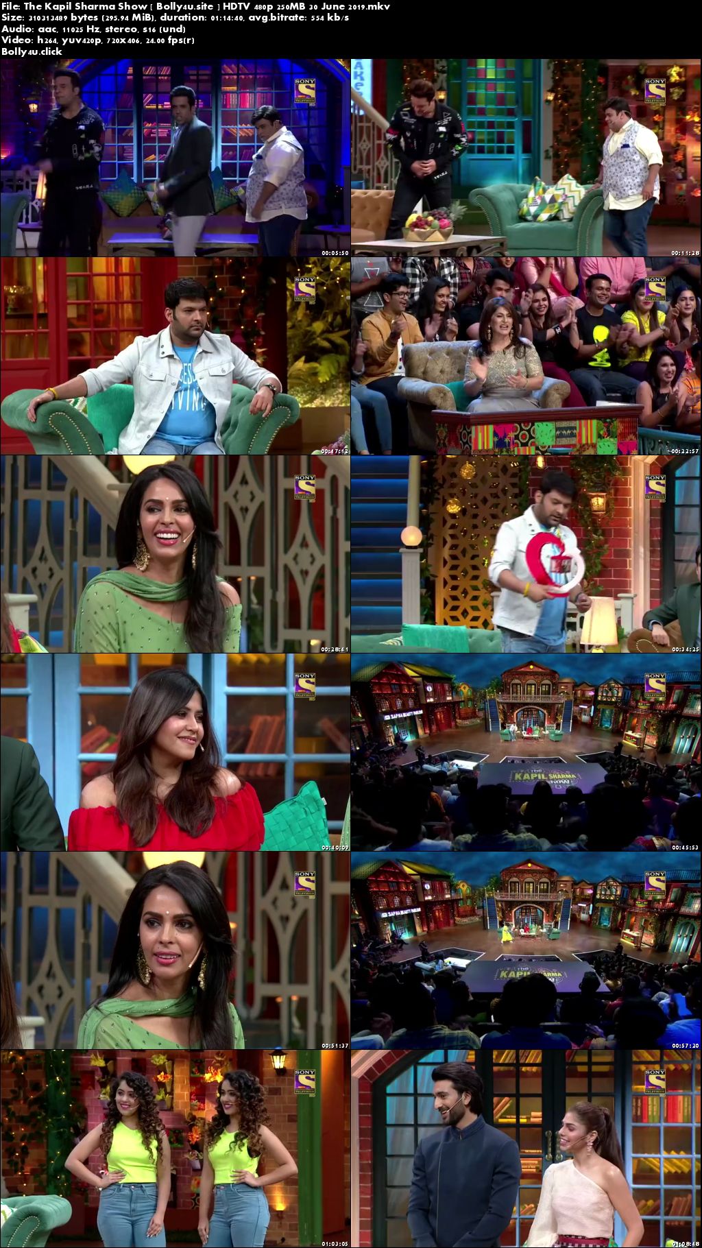 The Kapil Sharma Show HDTV 480p 250MB 30 June 2019 Download