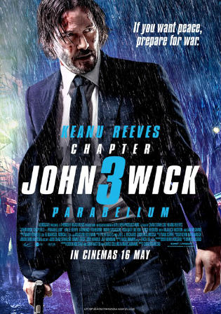 John Wick Chapter 3 Parabellum 2019 HDRip 900MB English 720p Watch Online Full Movie Download bolly4u