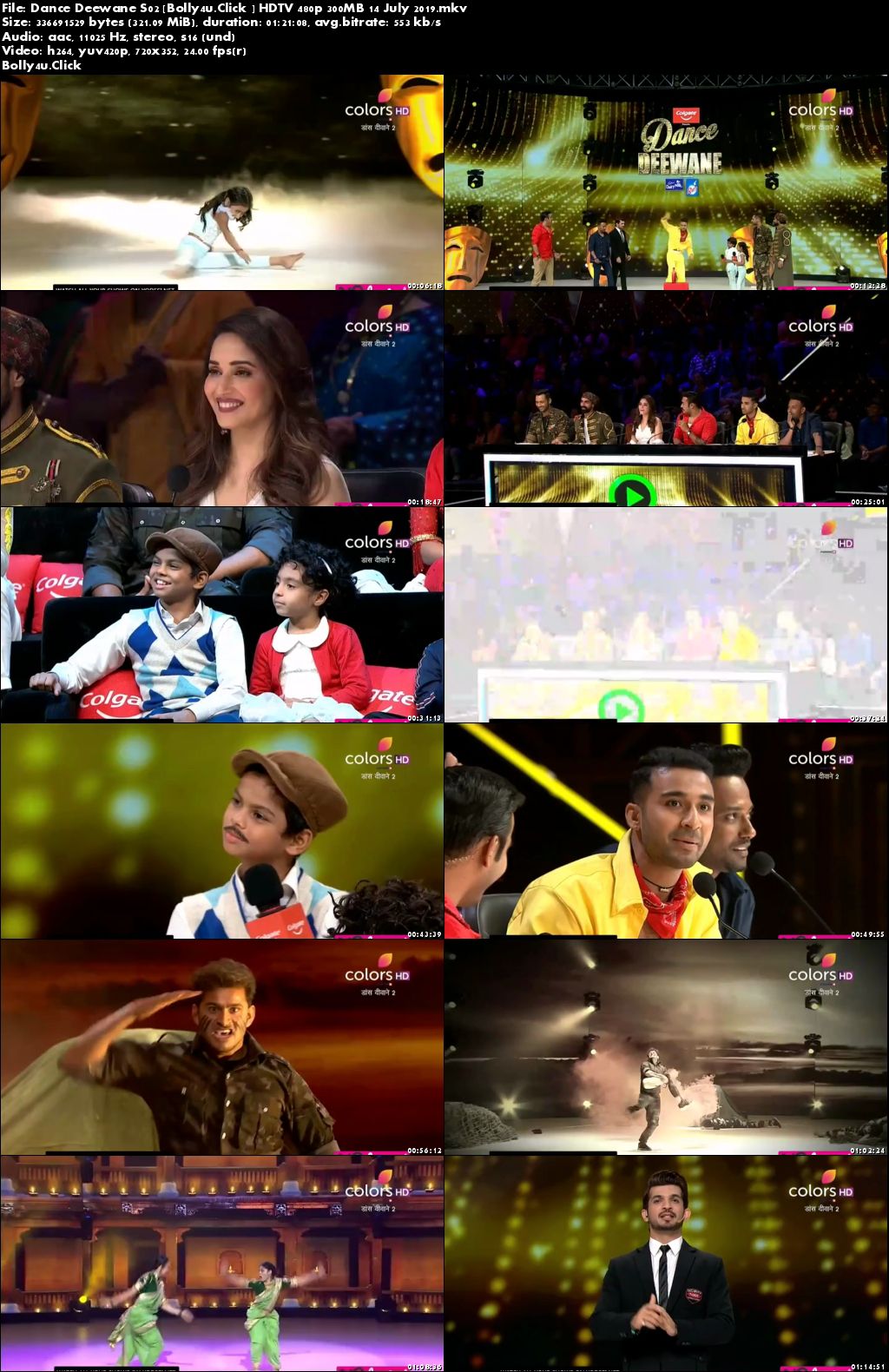 Dance Deewane S02 HDTV 480p 300MB 14 July 2019 Download