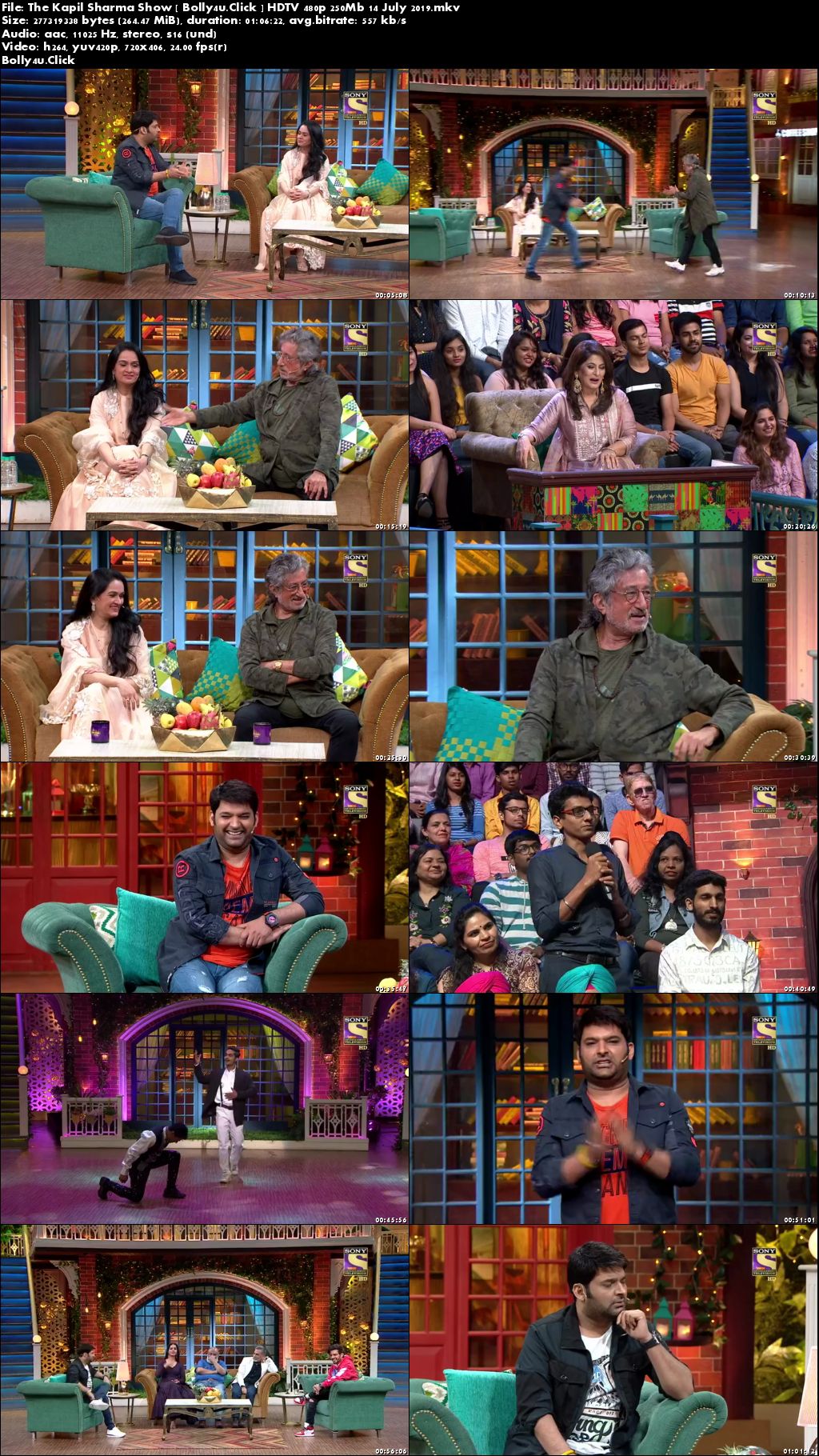 The Kapil Sharma Show HDTV 480p 250Mb 14 July 2019 Download