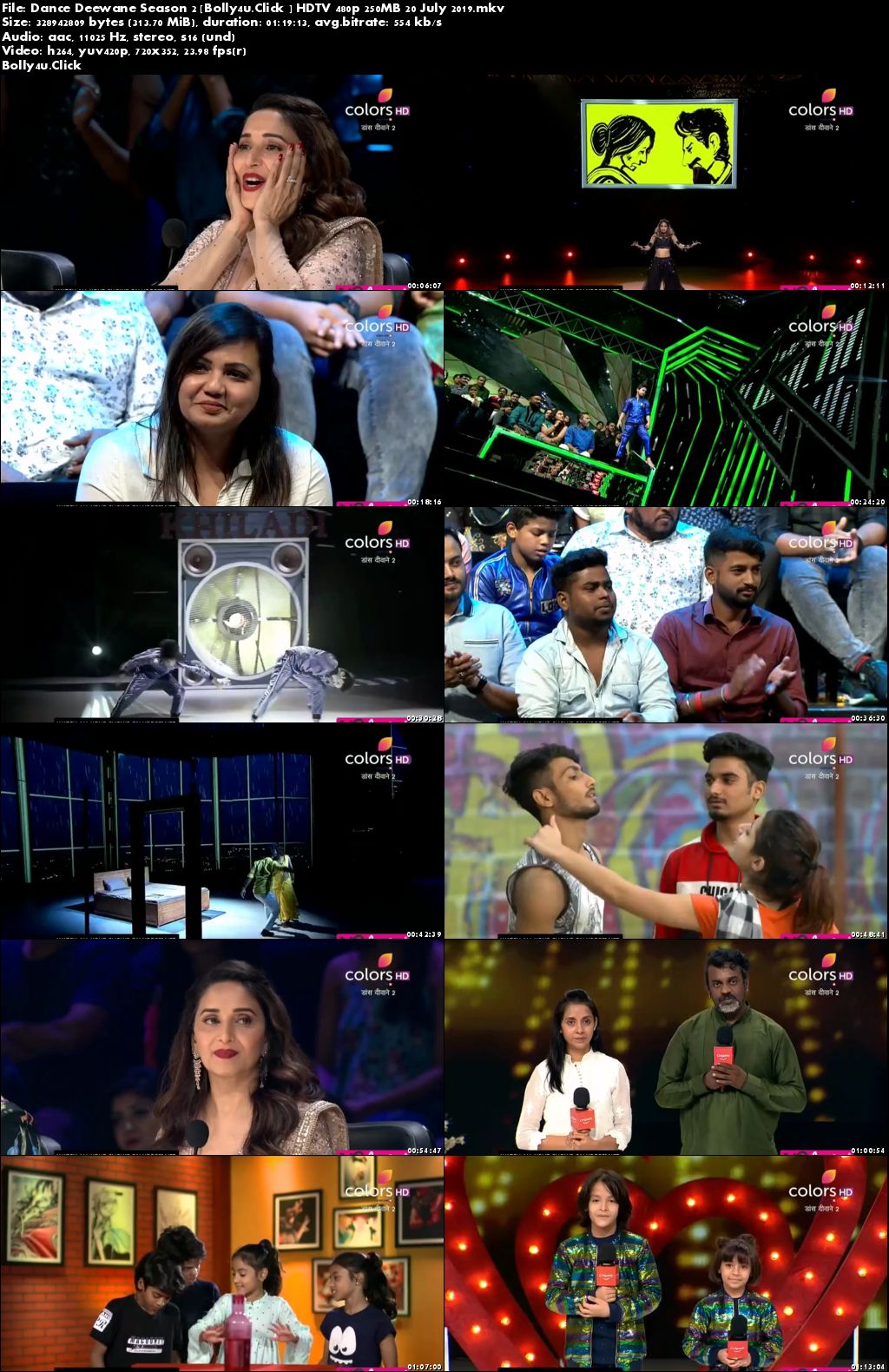 Dance Deewane S02 HDTV 480p 250MB 20 July 2019 Download