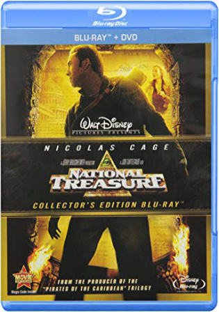 National Treasure 2004 BRRip 850MB Hindi Dual Audio 720p