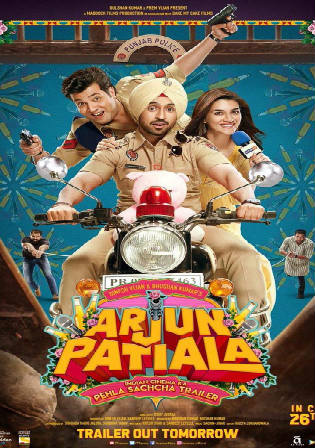 Arjun Patiala 2019 Pre DVDRip 300MB Full Hindi Movie Download 480p Bolly4u