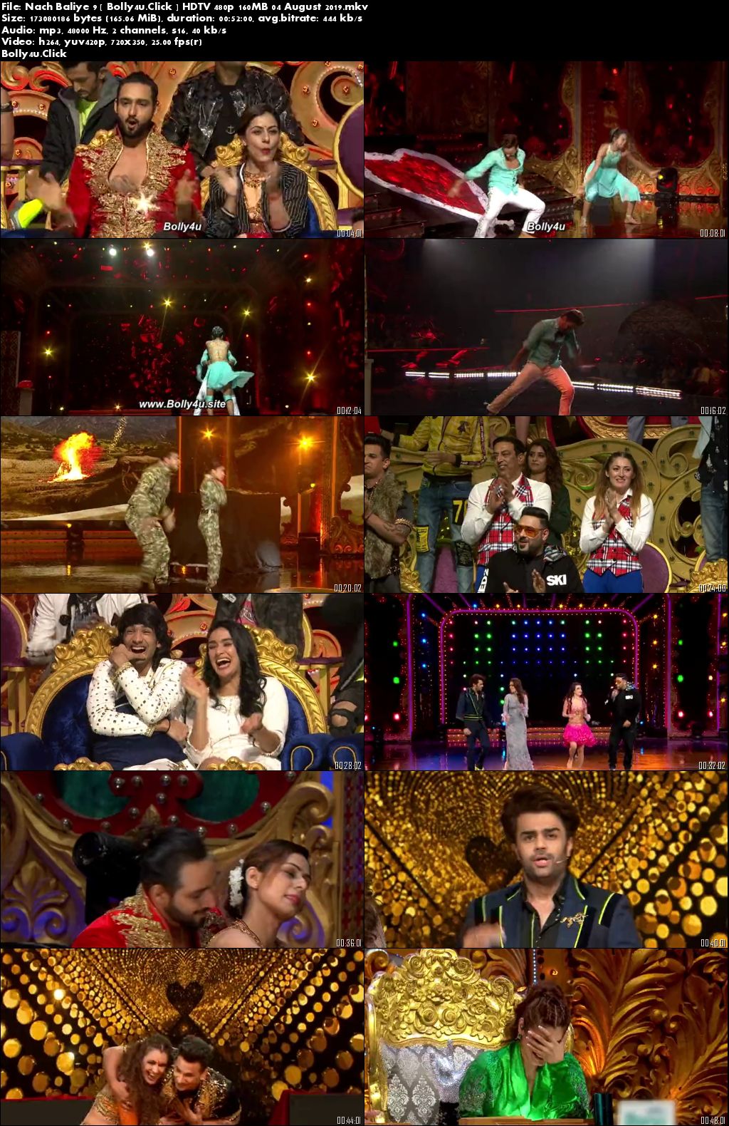 Nach Baliye HDTV 480p 160MB 04 August 2019 Download