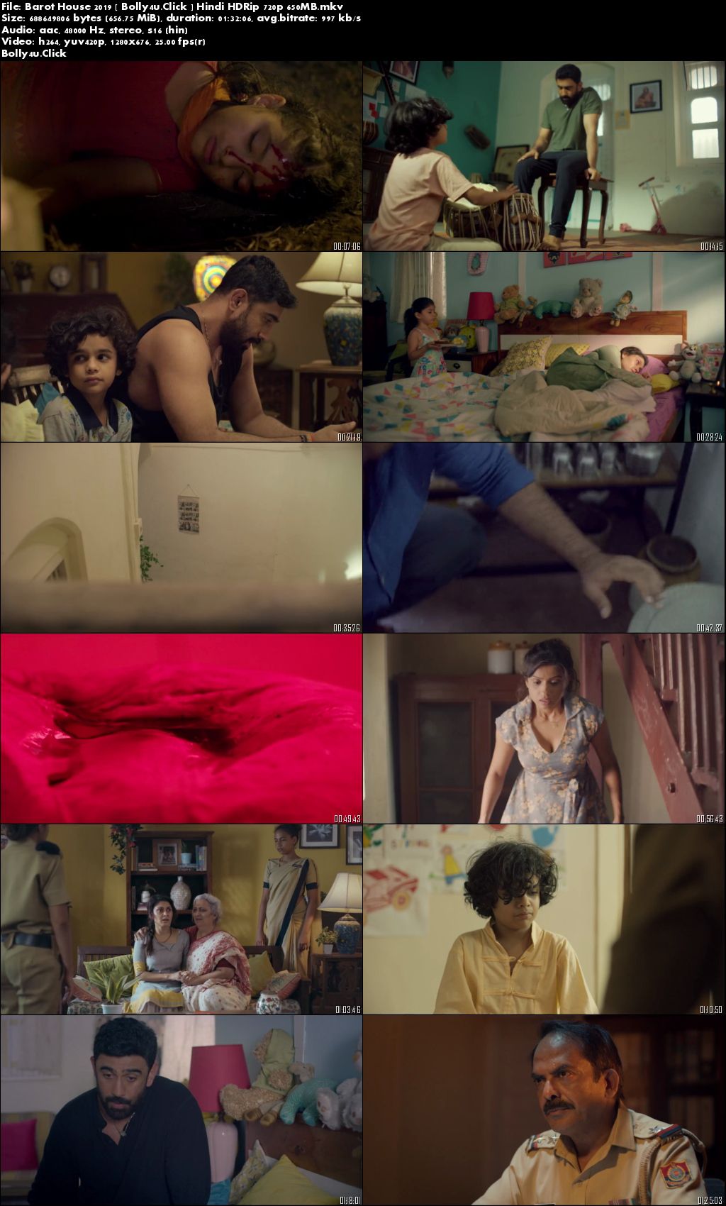 Barot House 2019 HDRip 650Mb Full Hindi Movie Download 720p