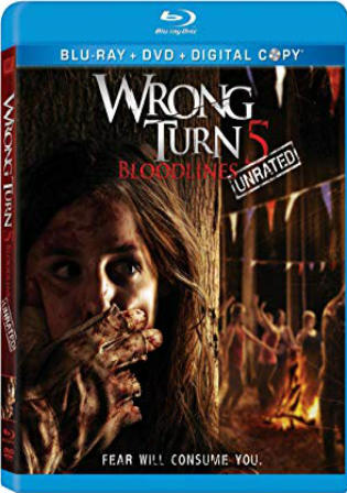 Wrong Turn 5 Bloodlines 2012 BRRip 300MB UNRATED English 480p