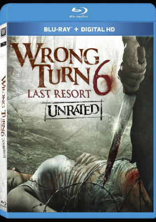 Wrong Turn 6 Last Resort 2014 BRRip 300MB UNRATED English 480p