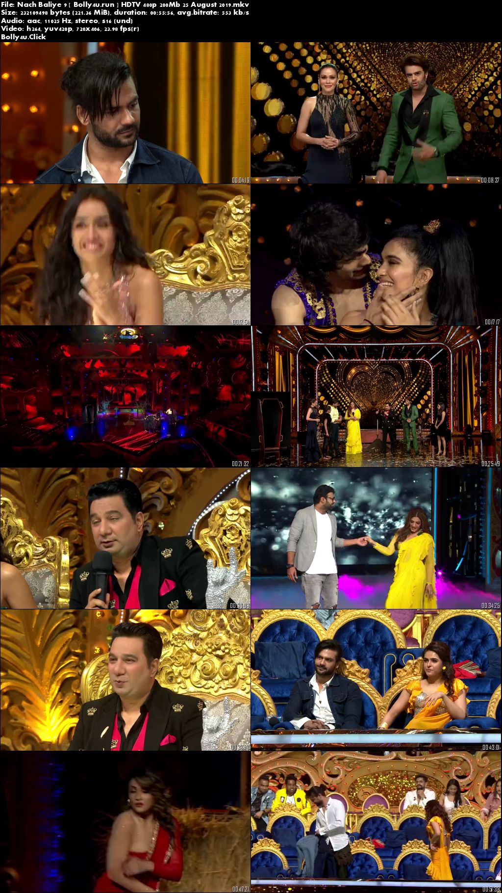 Nach Baliye 9 HDTV 480p 200Mb 25 August 2019 Download