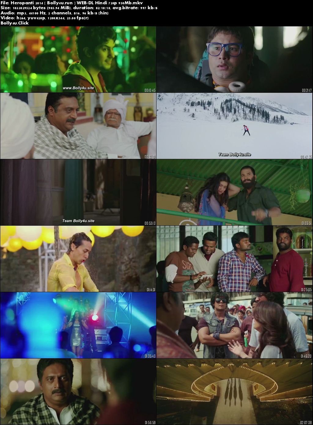 Heropanti 2014 WEB-DL 400MB Full Hindi Movie Download 480p