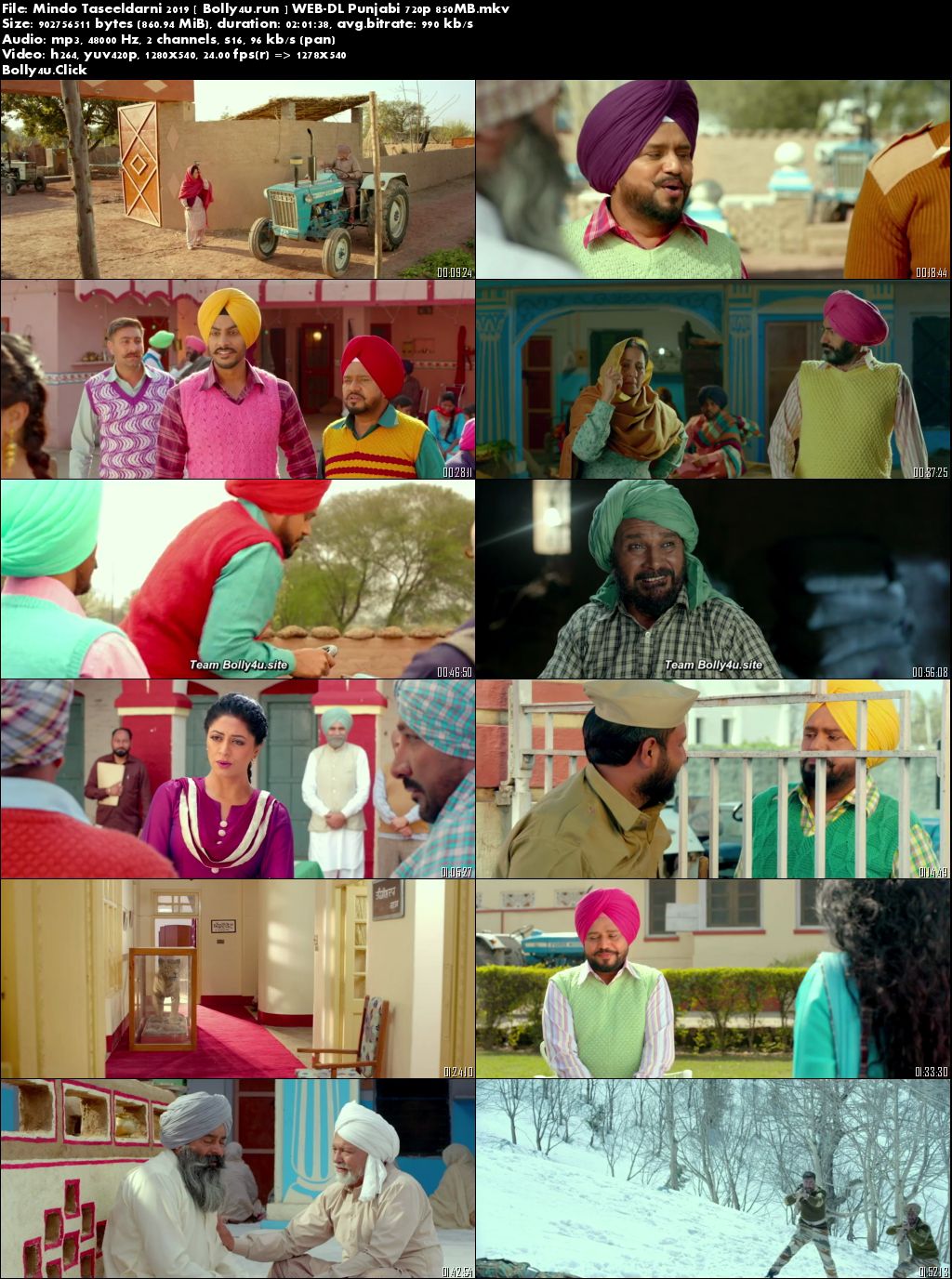 Mindo Taseeldarni 2019 WEB-DL 950Mb Punjabi 720p Download