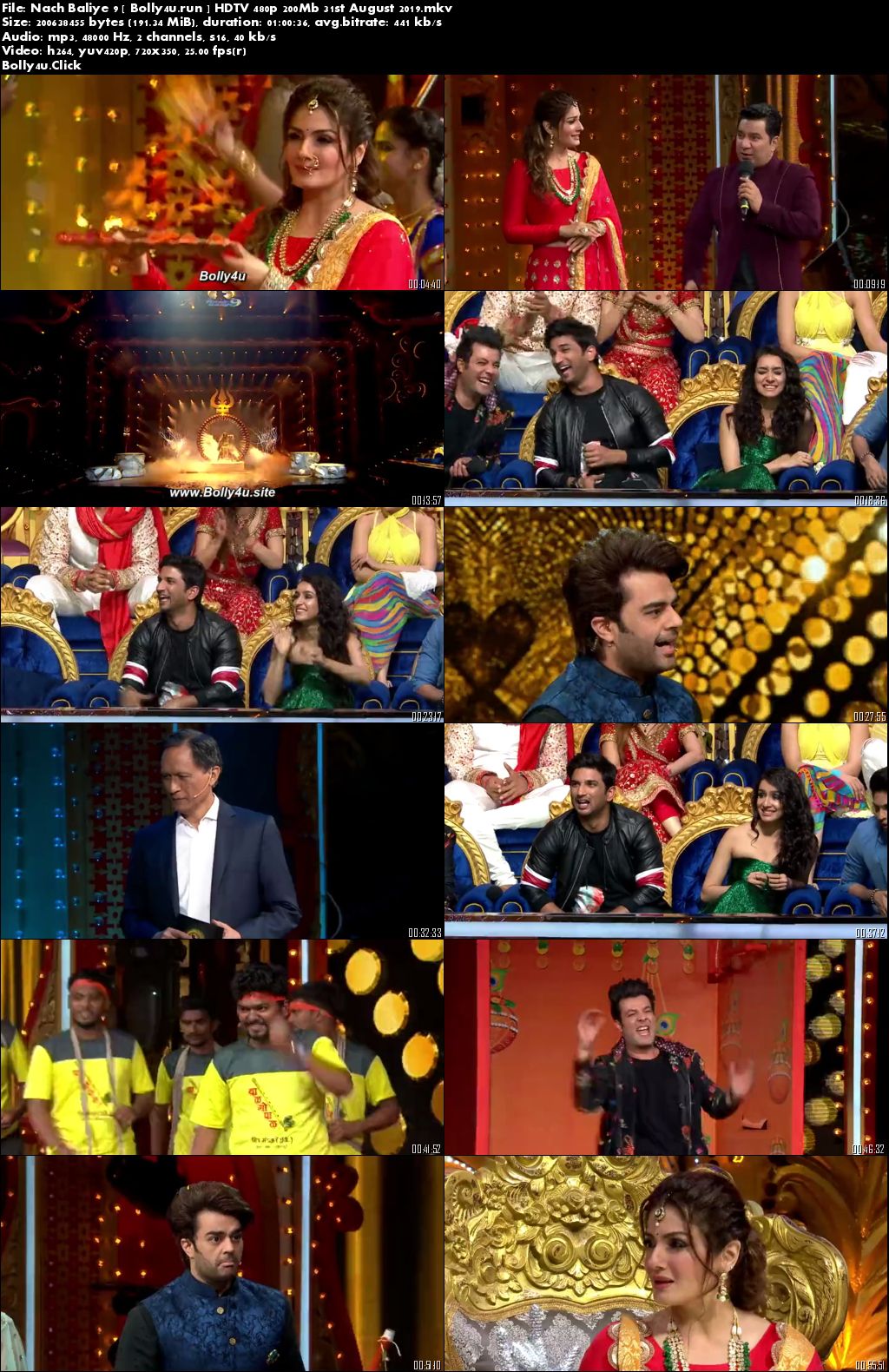 Nach Baliye 9 HDTV 480p 200Mb 31 August 2019 Download