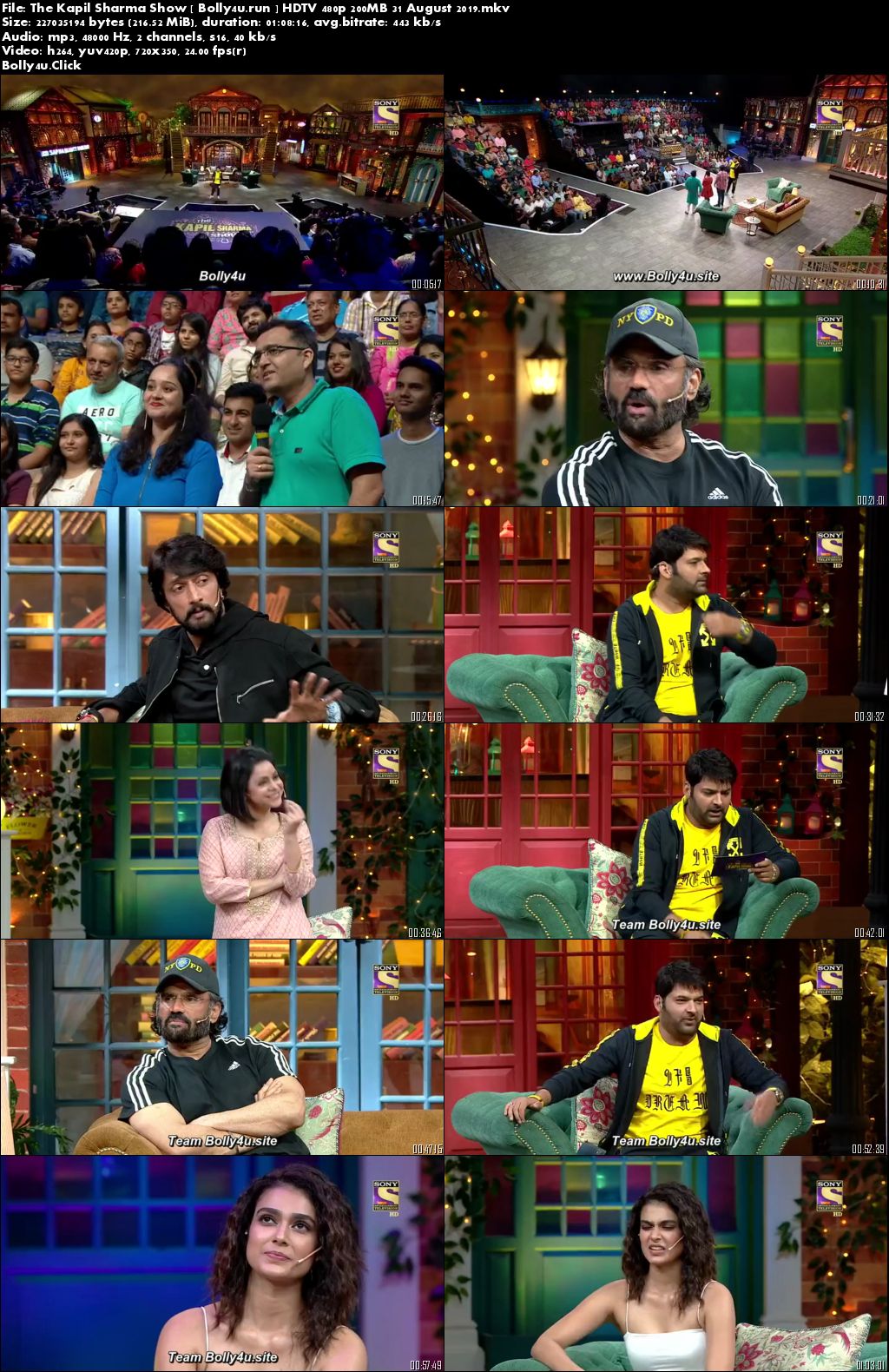 The Kapil Sharma Show HDTV 480p 200MB 31 August 2019 Download