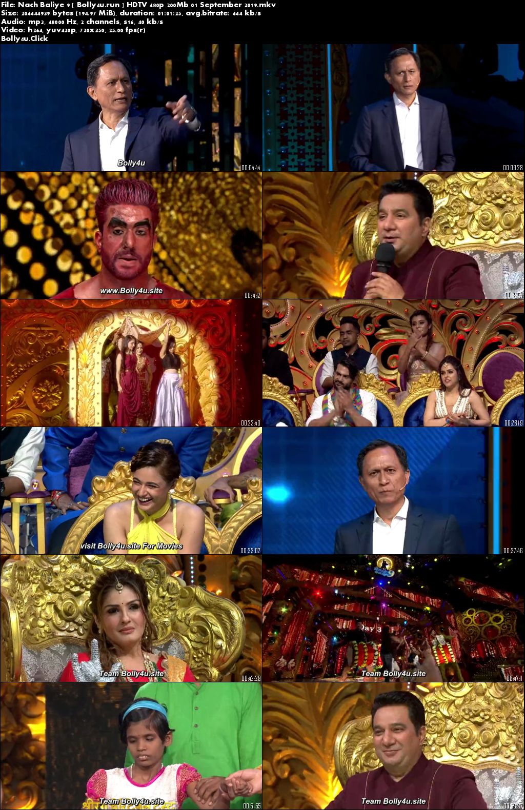 Nach Baliye 9 HDTV 480p 200Mb 01 September 2019 Download