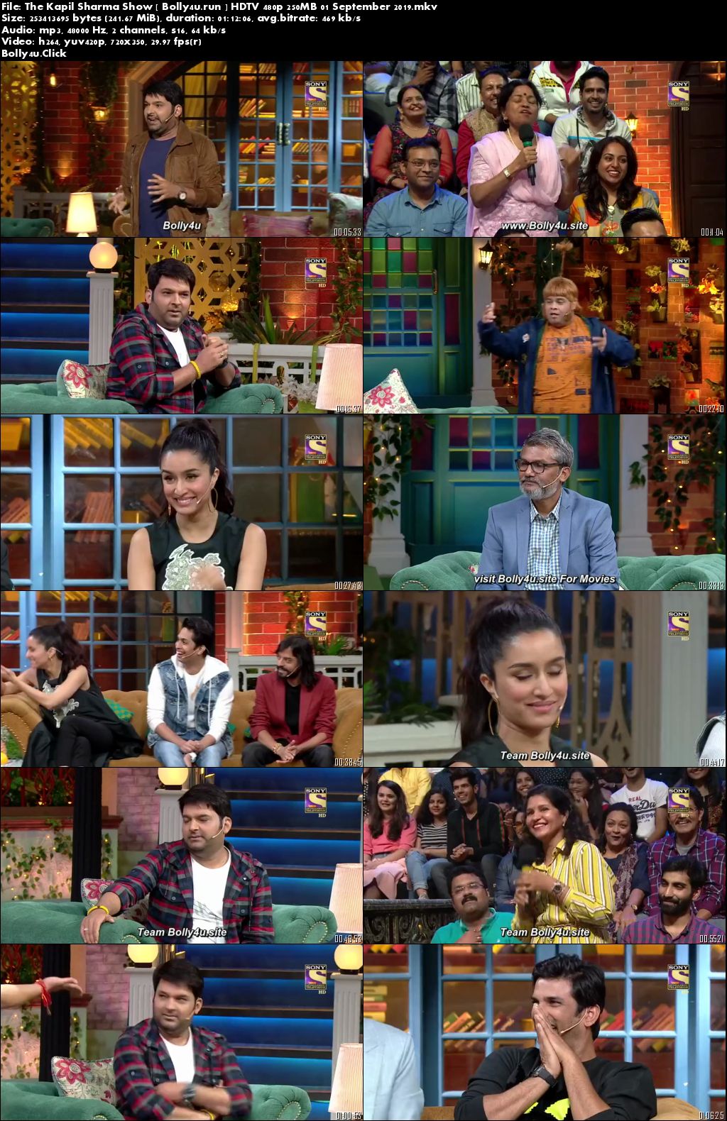 The Kapil Sharma Show HDTV 480p 250MB 01 September 2019 Download