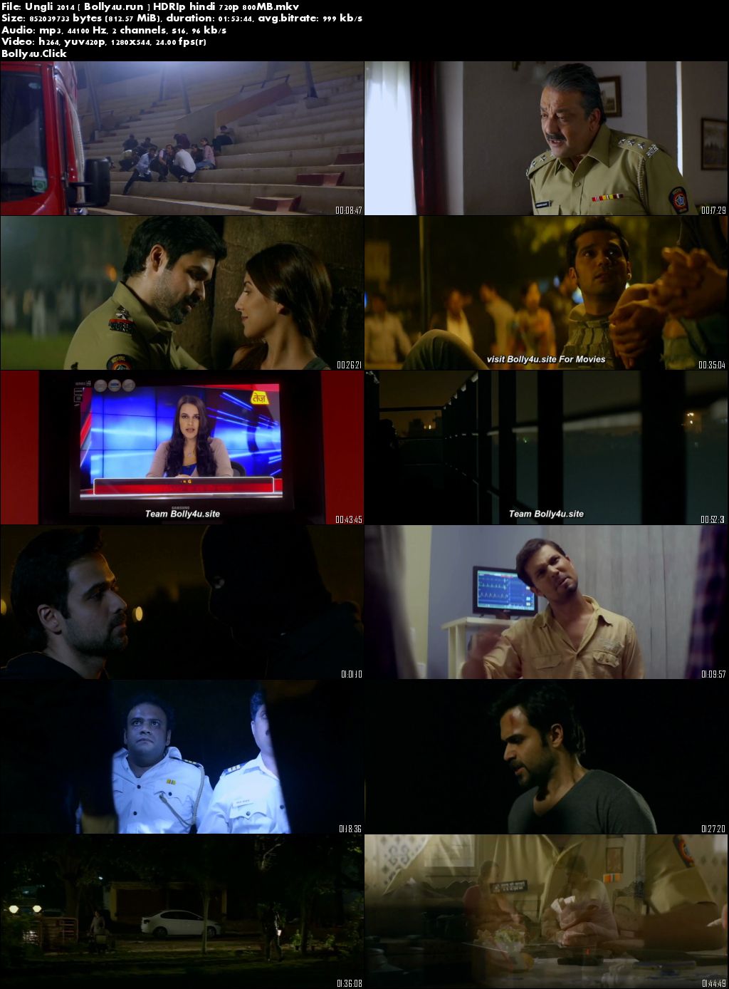 Ungli 2014 HDRip 800MB Full Hindi Movie Download 720p