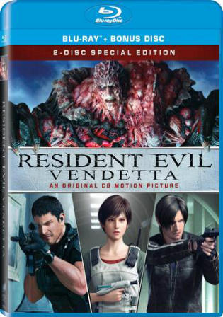 Resident Evil Vendetta 2017 BRRip 300MB Hindi Dual Audio ORG 480p Watch Online Full Movie Download bolly4u