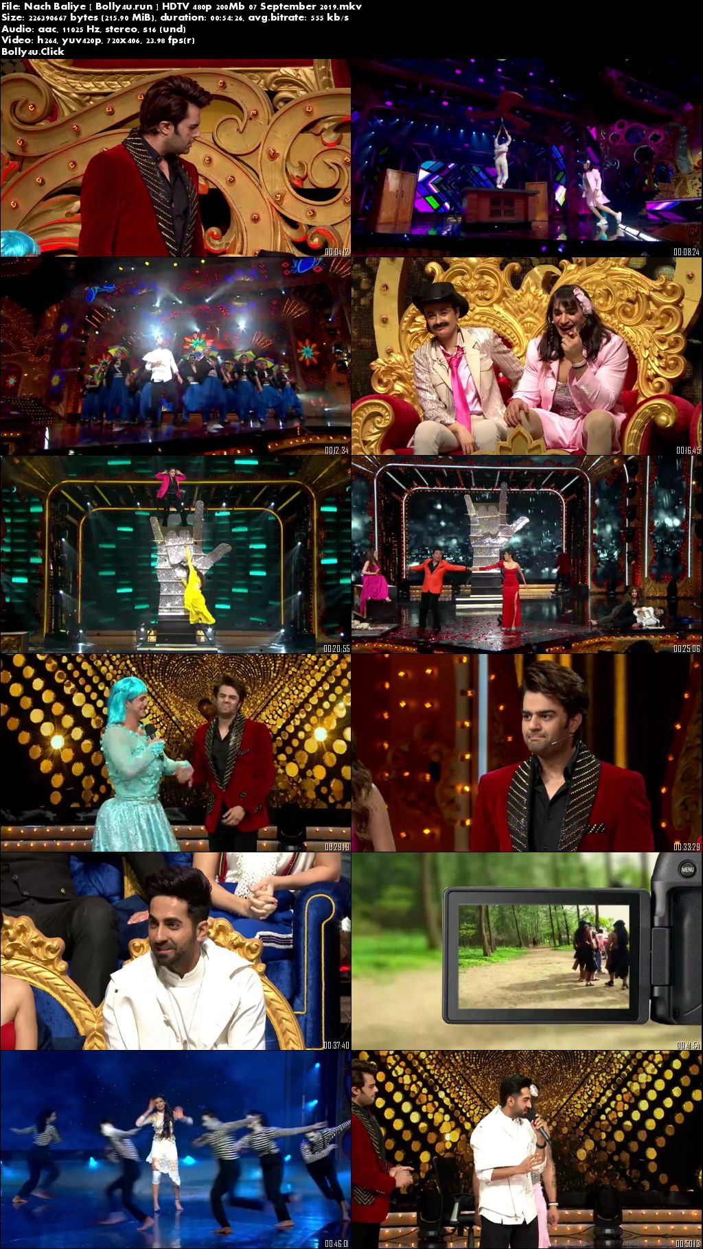 Nach Baliye 9 HDTV 480p 200Mb 07 September 2019 Download