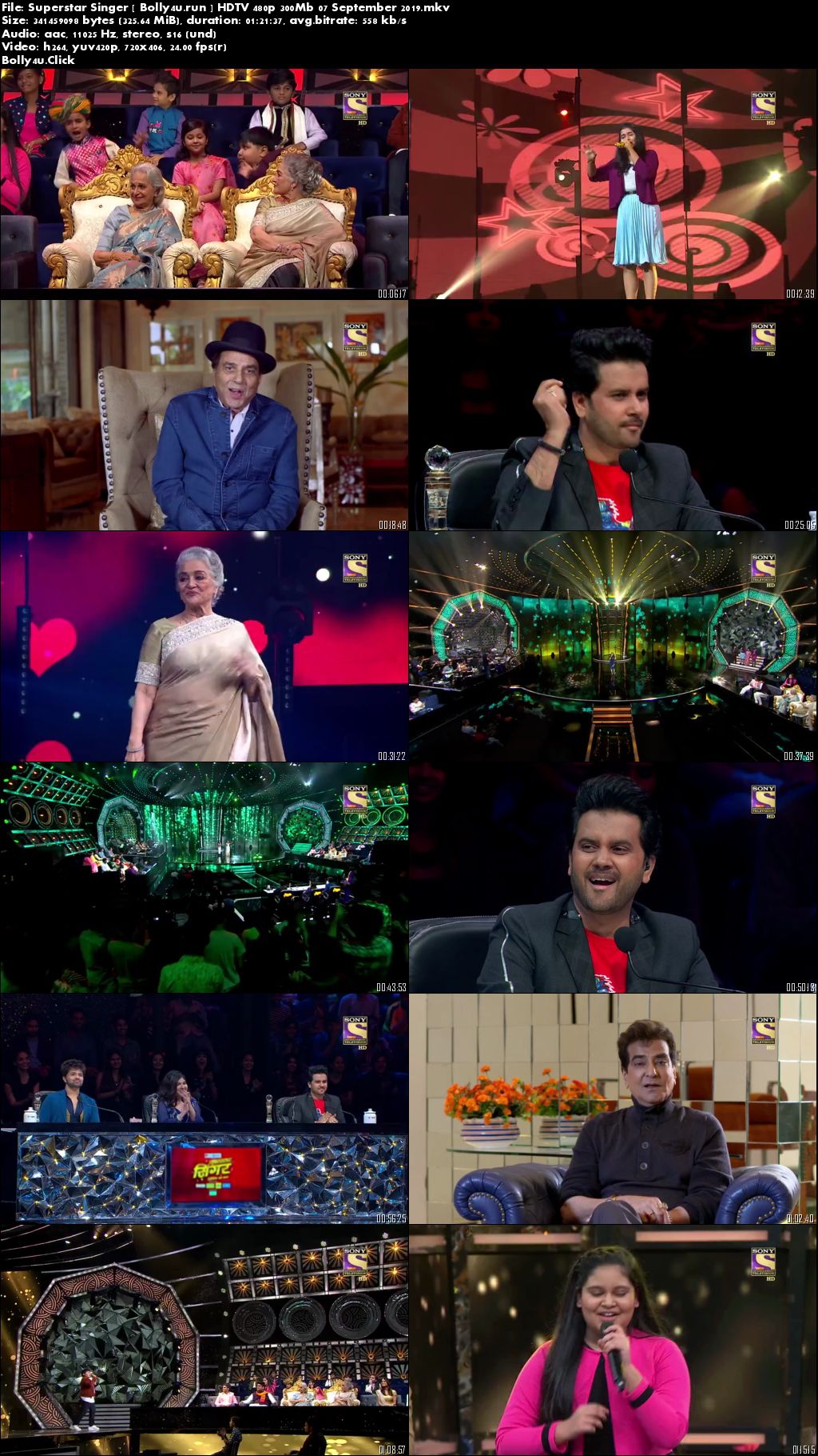 Superstar Singer HDTV 480p 300Mb 07 September 2019 Download