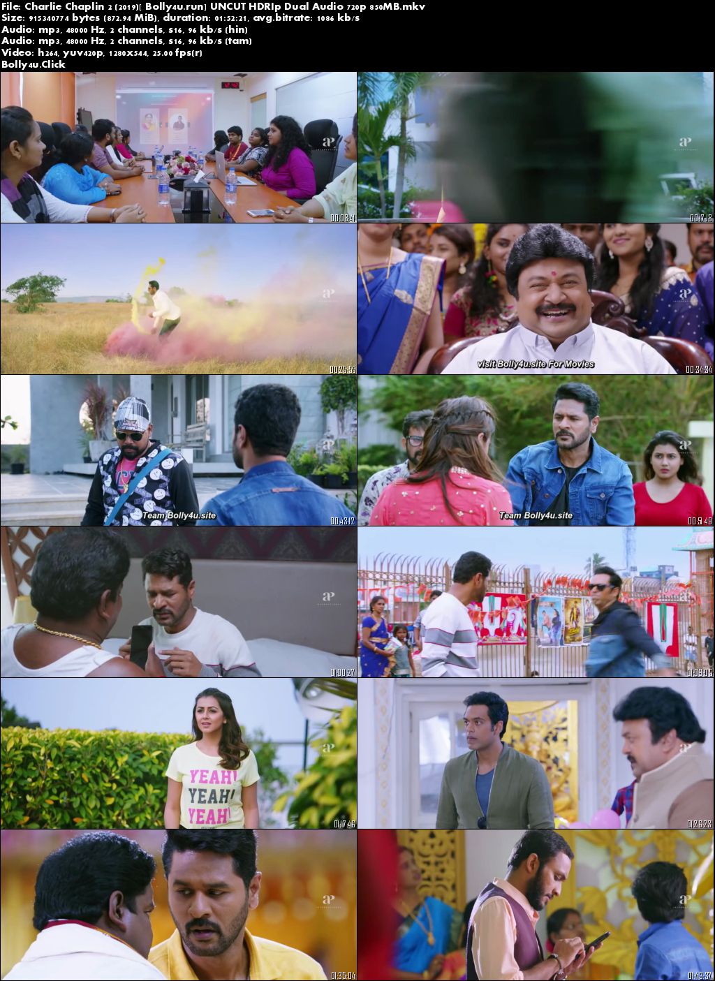 Charlie Chaplin 2 2019 HDRip 850MB UNCUT Hindi Dual Audio 720p Download