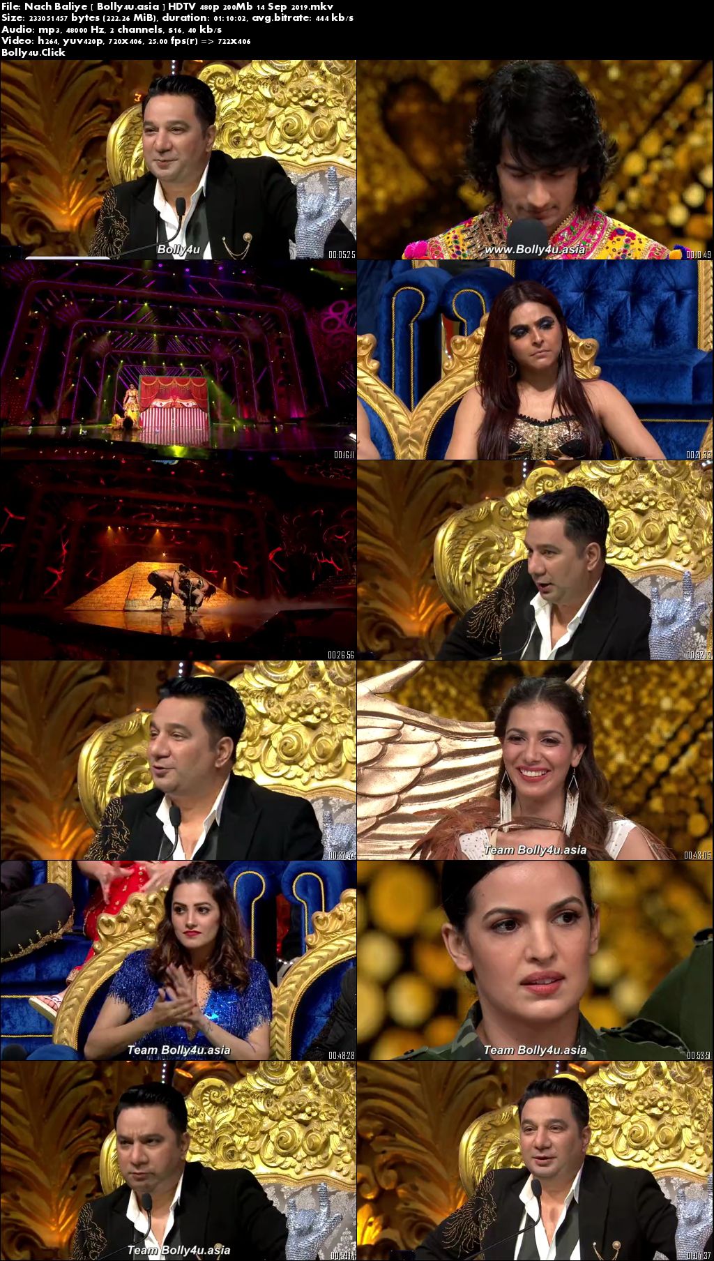 Nach Baliye 9 HDTV 480p 200Mb 14 September 2019 Download