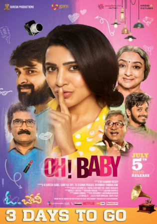 Oh Baby 2019 HDRip 1.1Gb Telugu 720p