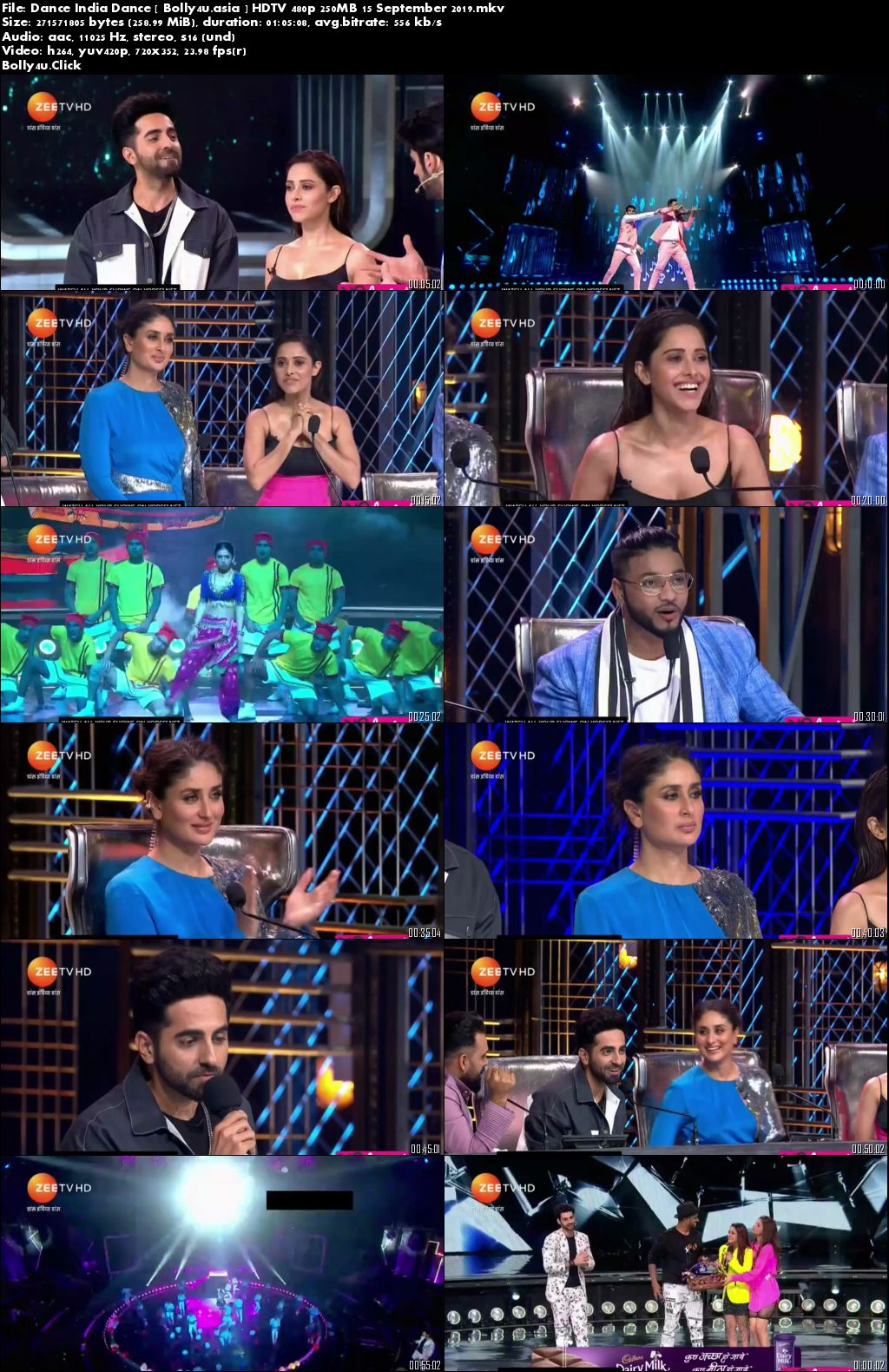 Dance India Dance HDTV 480p 250MB 15 September 2019 Download