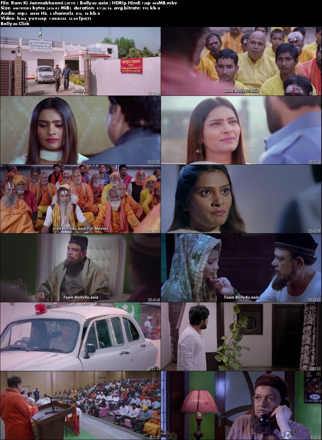 Ram Ki Janmabhoomi 2019 HDRip 900MB Hindi Dubbed 720p Download