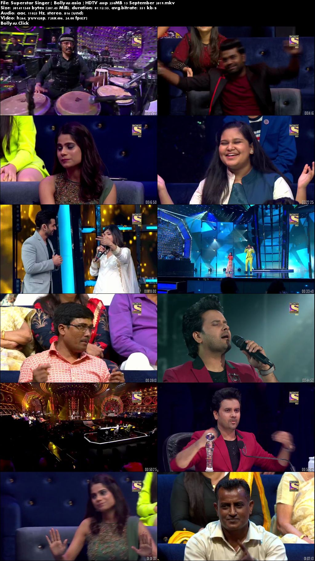 Superstar Singer HDTV 480p 250MB 15 September 2019 Download