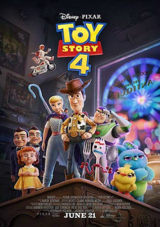 Toy Story 4 2019 HDRip 300MB Hindi Dual Audio 480p